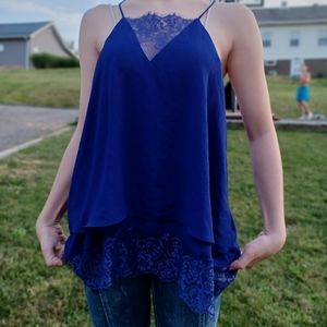 Cobalt blue shirt by sweet Journey